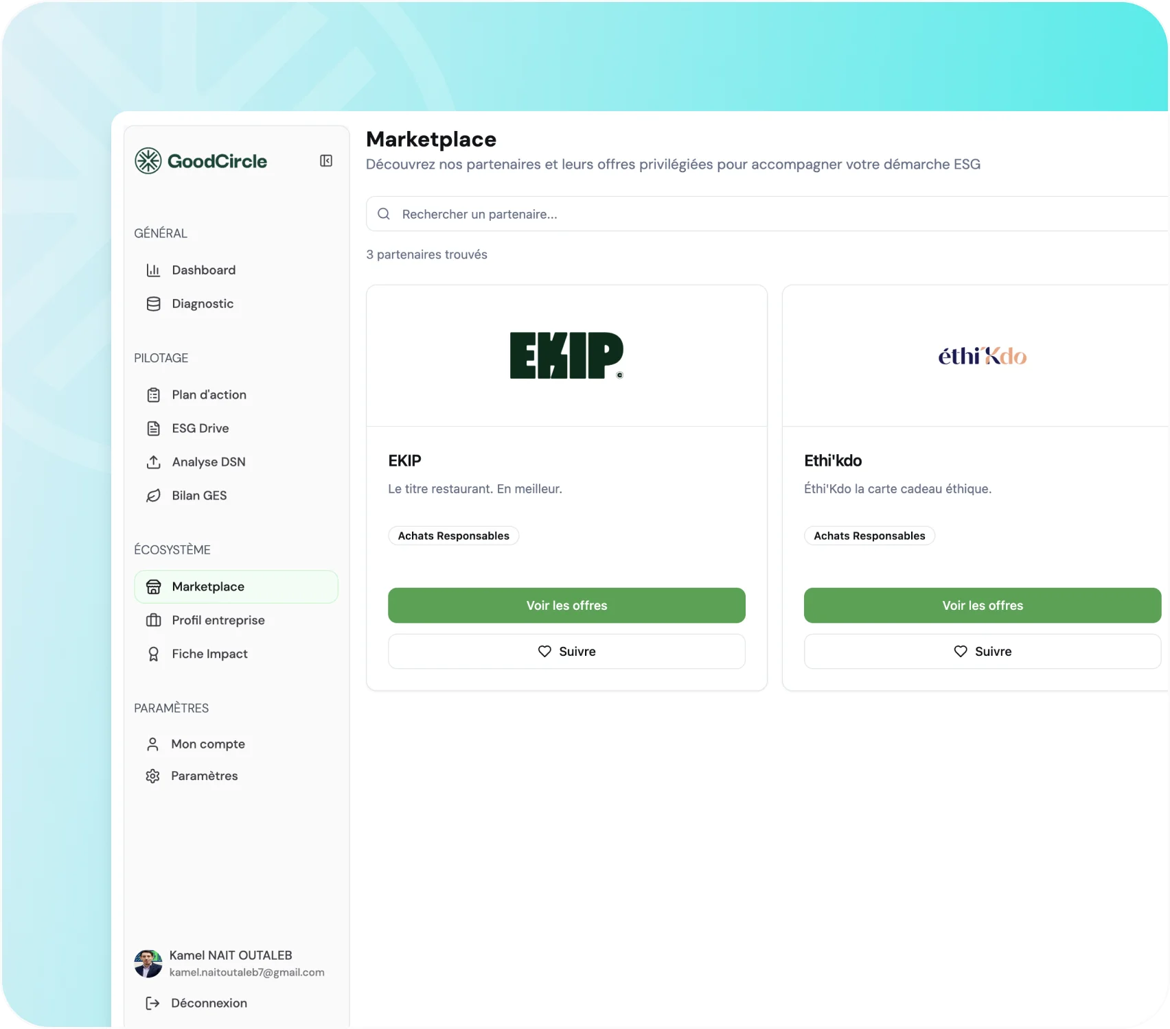 Réunion d'affaires GoodCircle